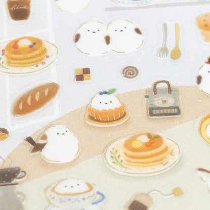 Long-tailed Tit Stickers - Cafe Time