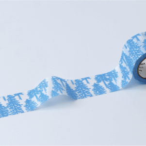 mina perhonen x mt Washi Tape - Flocky metsa