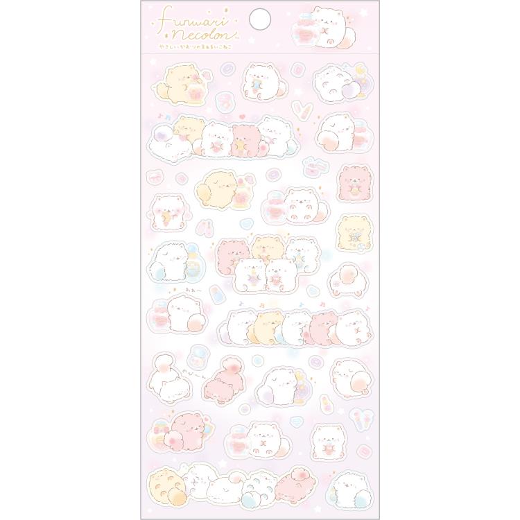 Funwari Necolon Stickers - Fuwa Fuwa