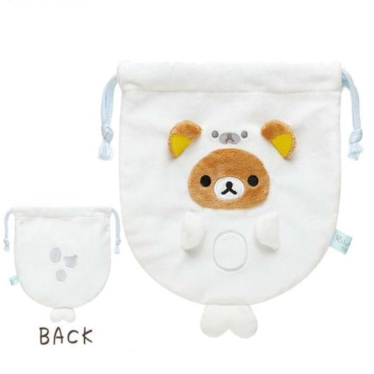 Rilakkuma / Drawstring Bag - Rilakkuma Seal