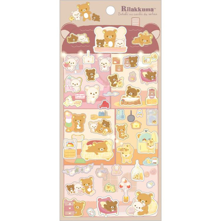 Rilakkuma Stickers - Home Sweet Home