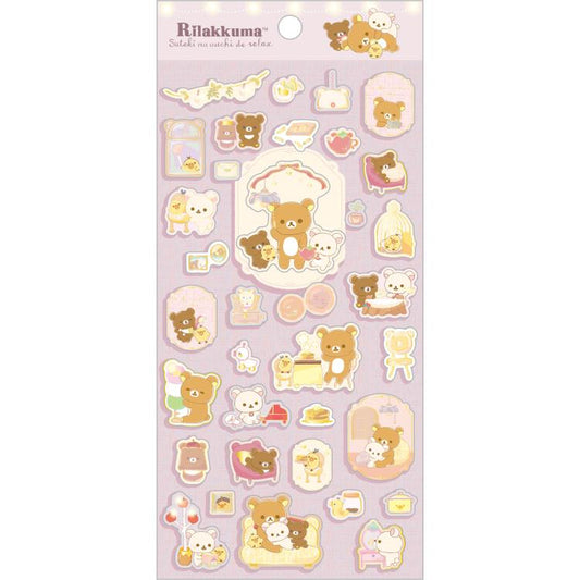 Rilakkuma Stickers - Home Sweet Home