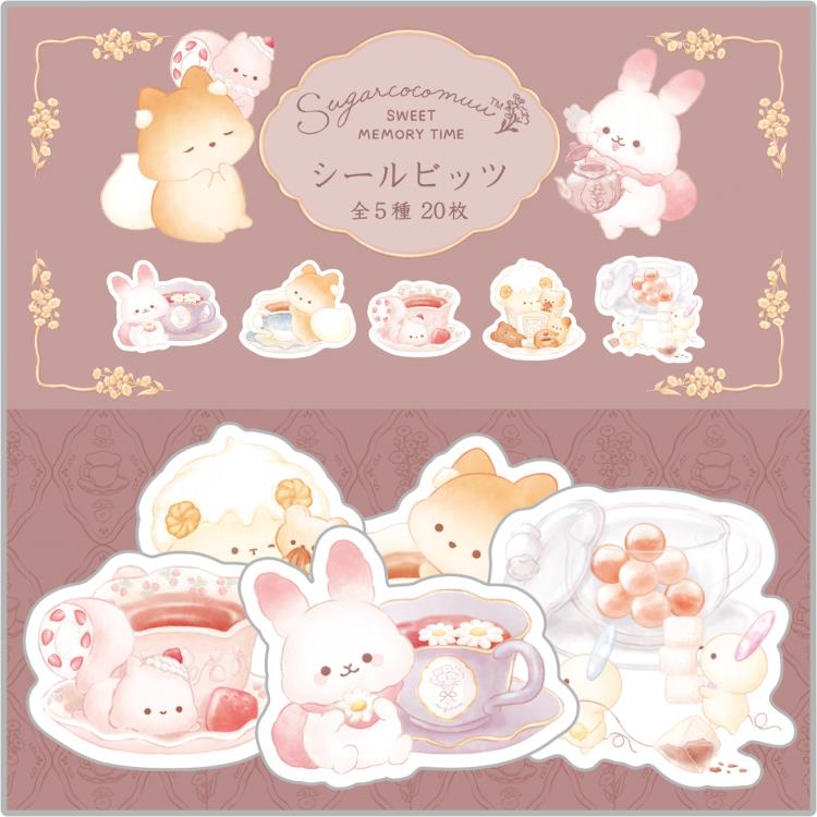 Sugarcocomuu Flake Stickers - Sweet Memory Time