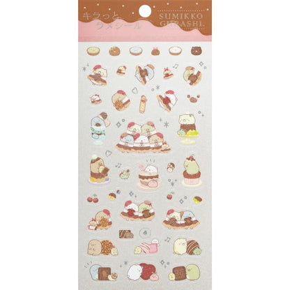 Sumikko Gurashi / Shiny Stickers - Chocolate Fair at Sumikko Cafe