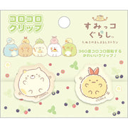 Sumikkogurashi / Rotating Paper Clip Set - Neko & Ebifurai No Shippo