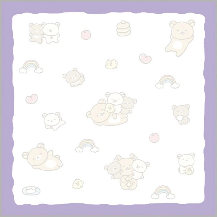 Rilakkuma / Square Sticky Note - Happy Day