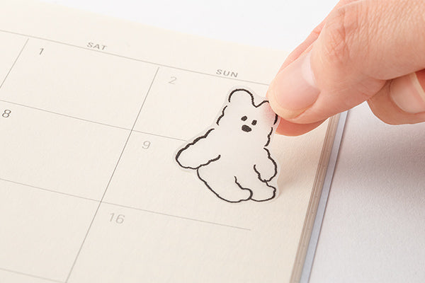Planner Stickers Set - Fluffy Friends (2 sheets)