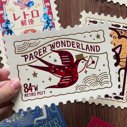 Obi1 / Shiny Die-cut Postcard - Paper Wonderland