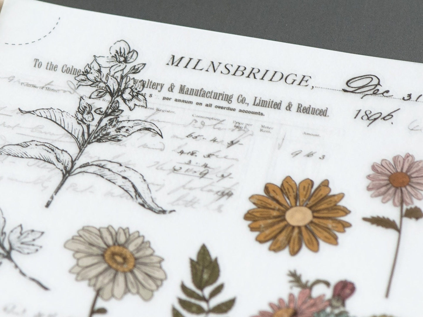 MU Print-on Stickers - Flower Archieves