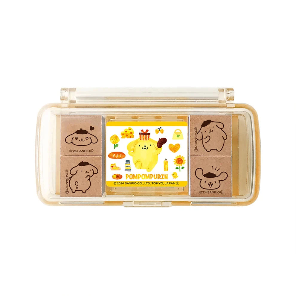 Mini Planner Rubber Stamp Set - Pom Pom Purin