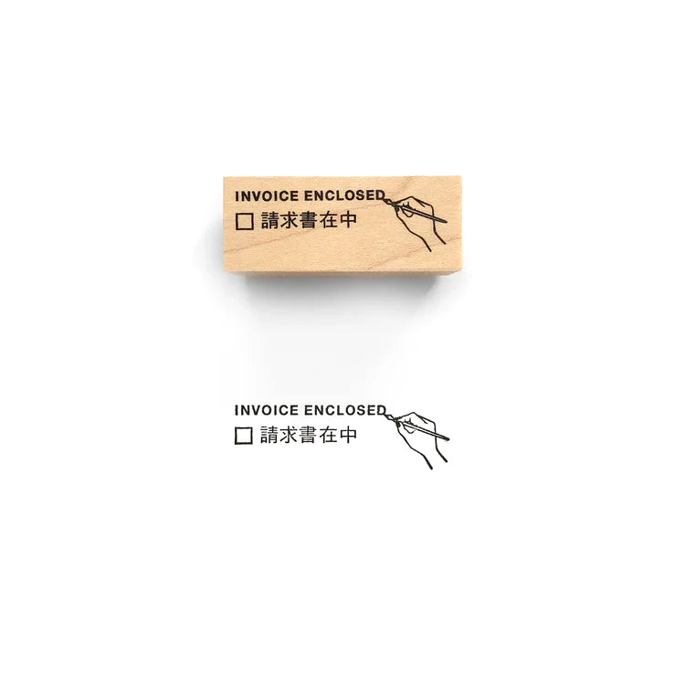 Rubber Stamp - Invoice Enclosed