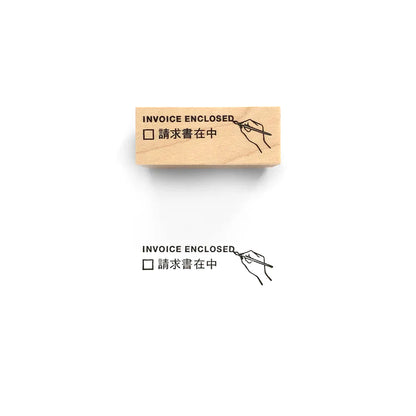 Rubber Stamp - Invoice Enclosed