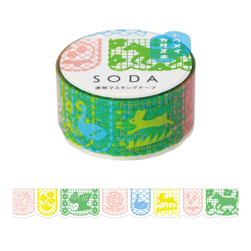 SODA Die-cut Clear Tape - Papercutting