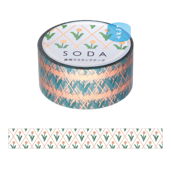 SODA Shiny Clear Tape - Dandelion