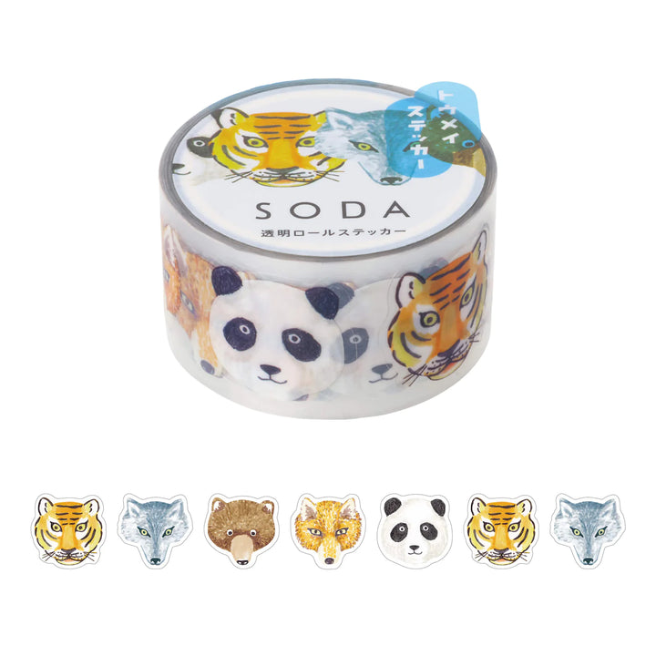 SODA Clear Stockers Roll - Zoo
