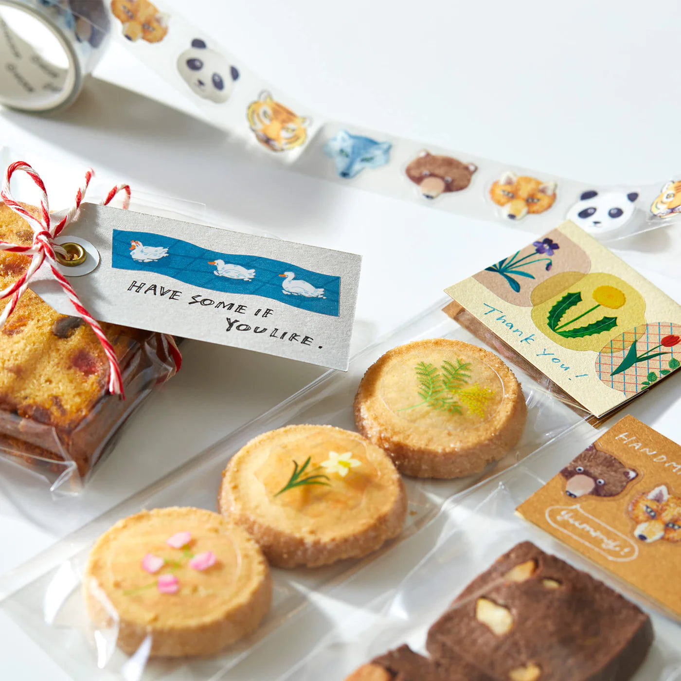 Nodoka Miyashita SODA Die-cut Clear Tape - Yellow Flowers
