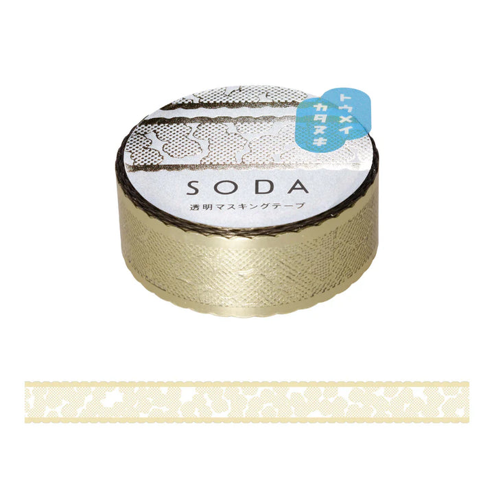 Shiny Die-cut SODA Clear Tape - Ribbon