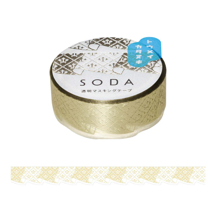 Shiny Die-cut SODA Clear Tape - Curtain