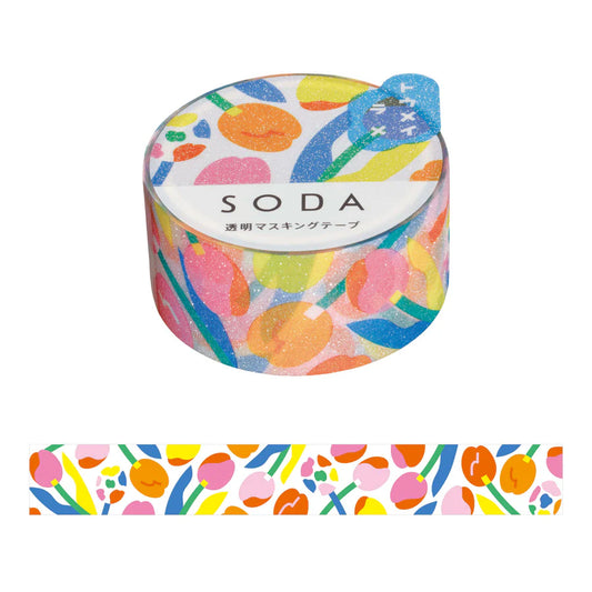 Shiny SODA Clear Tape - Tulip