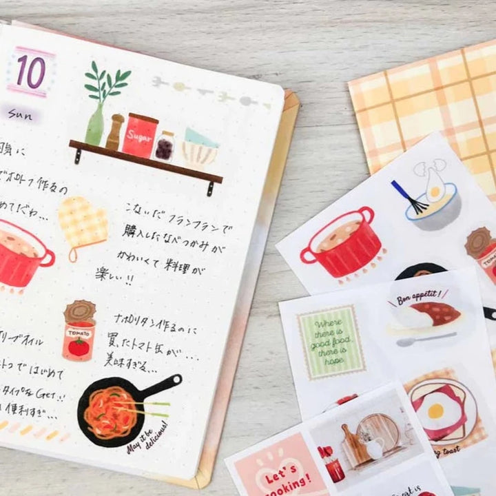 Deco Stickers Set - Kitchen (8 sheets)