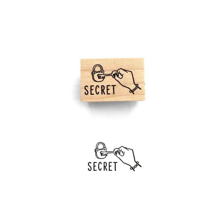Rubber Stamp - Secret