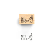 Rubber Stamp - This Side Up
