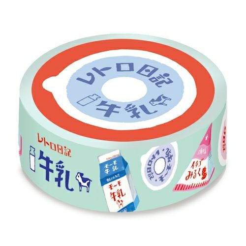Retro Japan Washi Tape - Milk