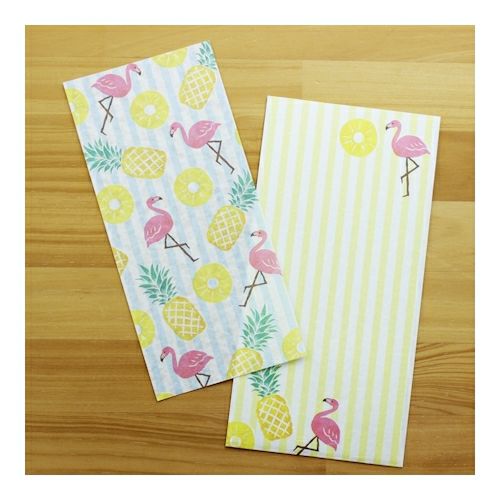 Today's Letter Set - Pineapple & Flamingo