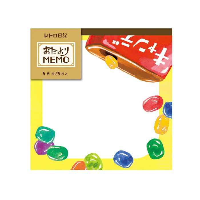 Memo Pad - Retro Sweets