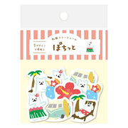 Summer Limited Flake Stickers - Polar Bear Beach