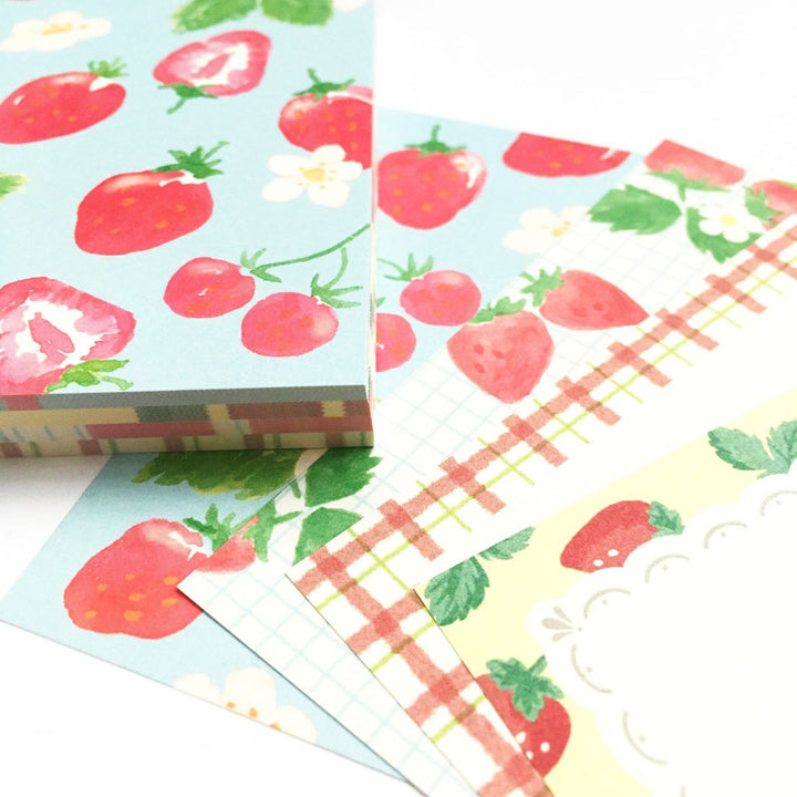 Spring Limited Memo Pad - Strawberry Field