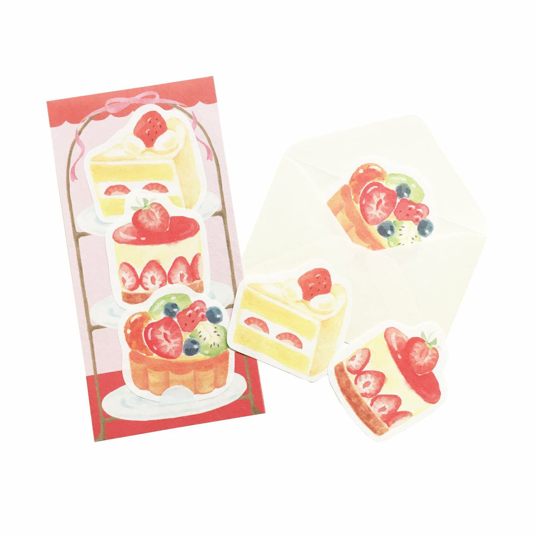 Die-cut Mini Letter Set - Strawberry Tea Party
