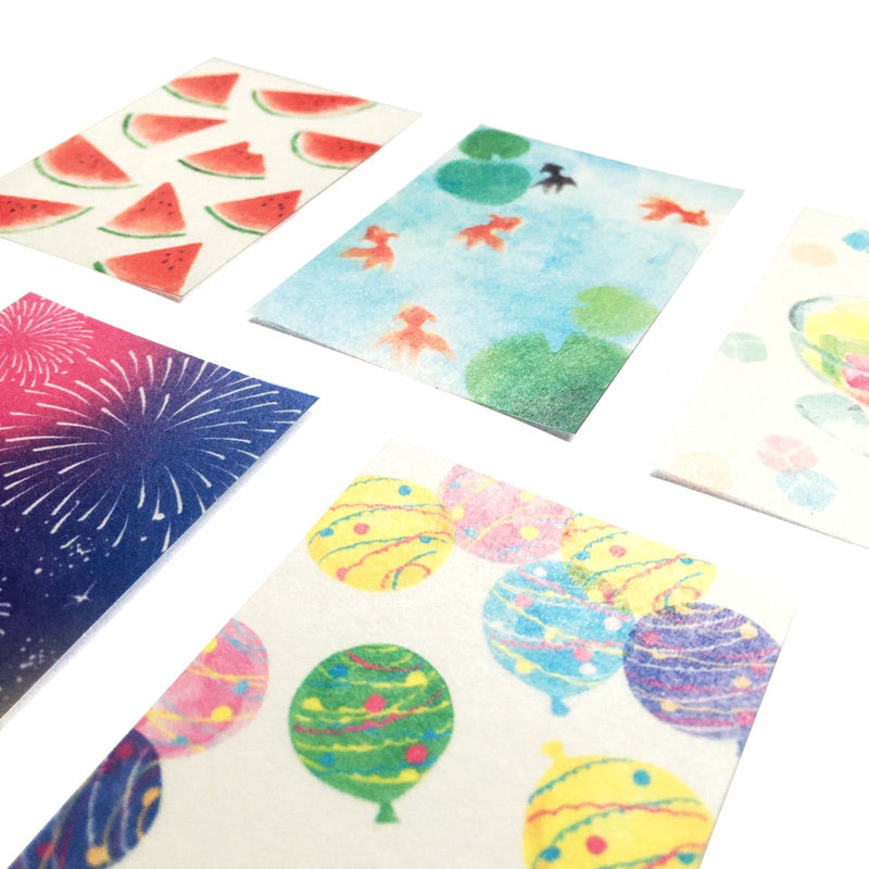 Summer Limited Flake Stickers - Japanese Summer