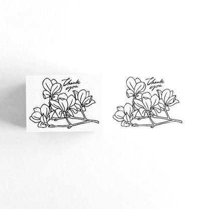 Rubber Stamp - Magnolia