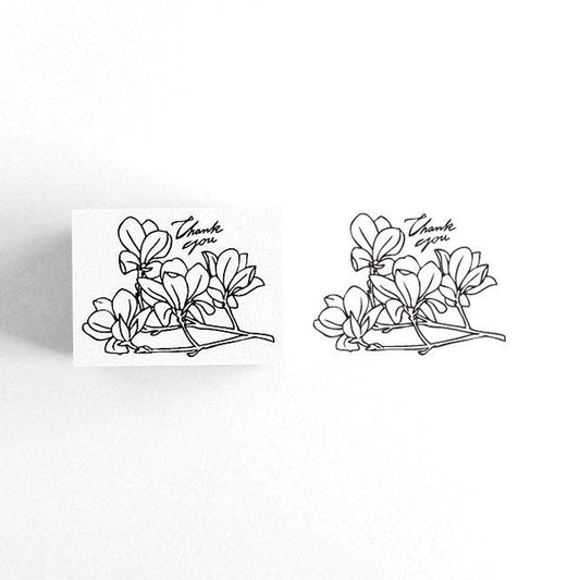 Rubber Stamp - Magnolia