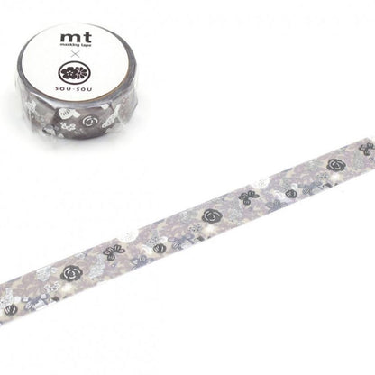 SOU SOU x mt Shiny Washi Tape - Birds