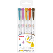 Zebra / Mildliner BRUSH - Nagomi (5 Colors)