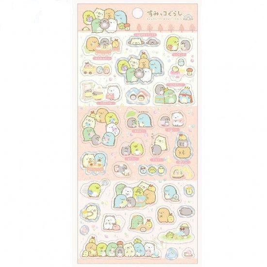 Sumikkogurashi Shiny Stickers - Friends