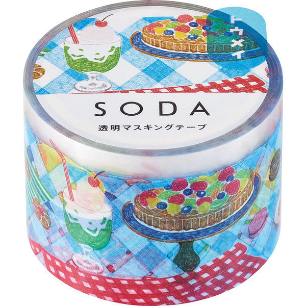 Last Stock SODA Clear Tape - Tea Time