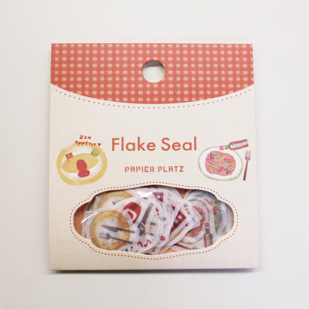 hankodori Flake Stickers - Yoshoku Cafe Food