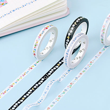 Slim Washi Tape - Crystals