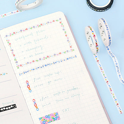 Slim Washi Tape - Crystals