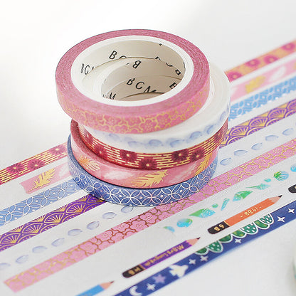 Slim Washi Tape - Feather