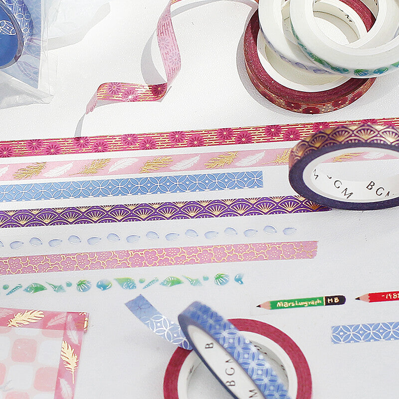 Slim Washi Tape - Feather