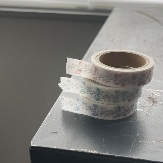 Washi Tape - Bloom Line (pale colors)