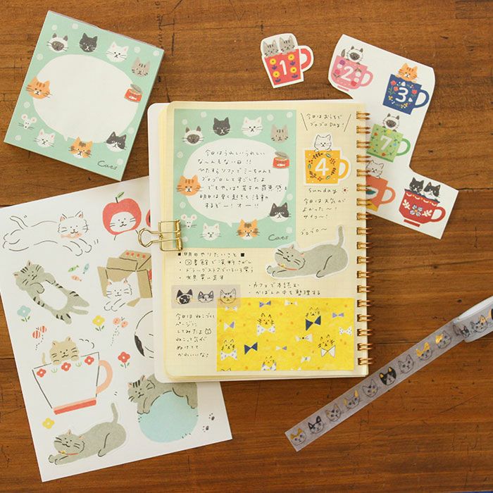 Choki Choki Paper Set - Cats