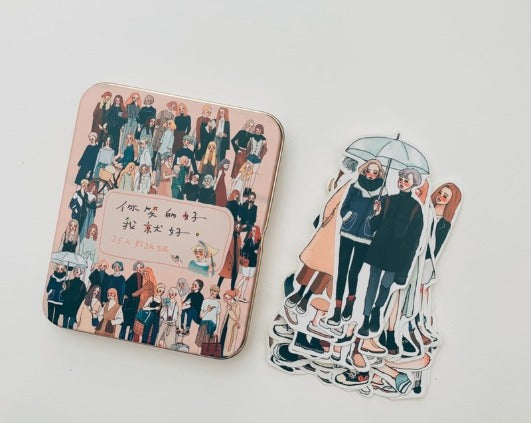 Sticker Set - You and Me (25 pieces)
