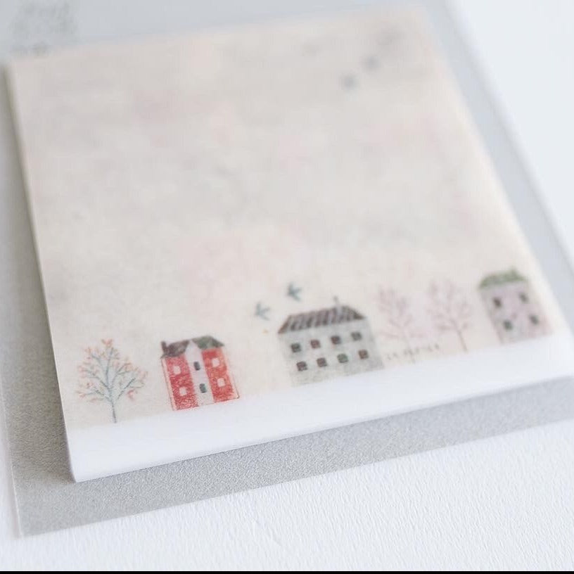 Yohaku / Glassine Sticky Note - Street Corner