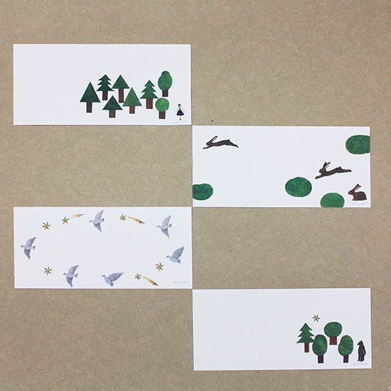 Nishi Shuku Memo Pad - Forest