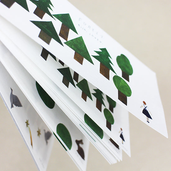 Nishi Shuku Memo Pad - Forest